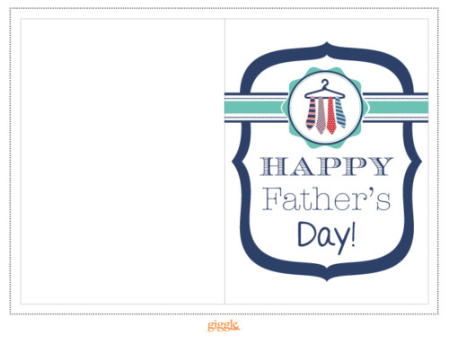 Fathers Day Card Printable